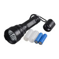 100M Deep Diving flashlight 3* XM-L T6 LED 5-mode 3000LM high light led torch Diving flashlight